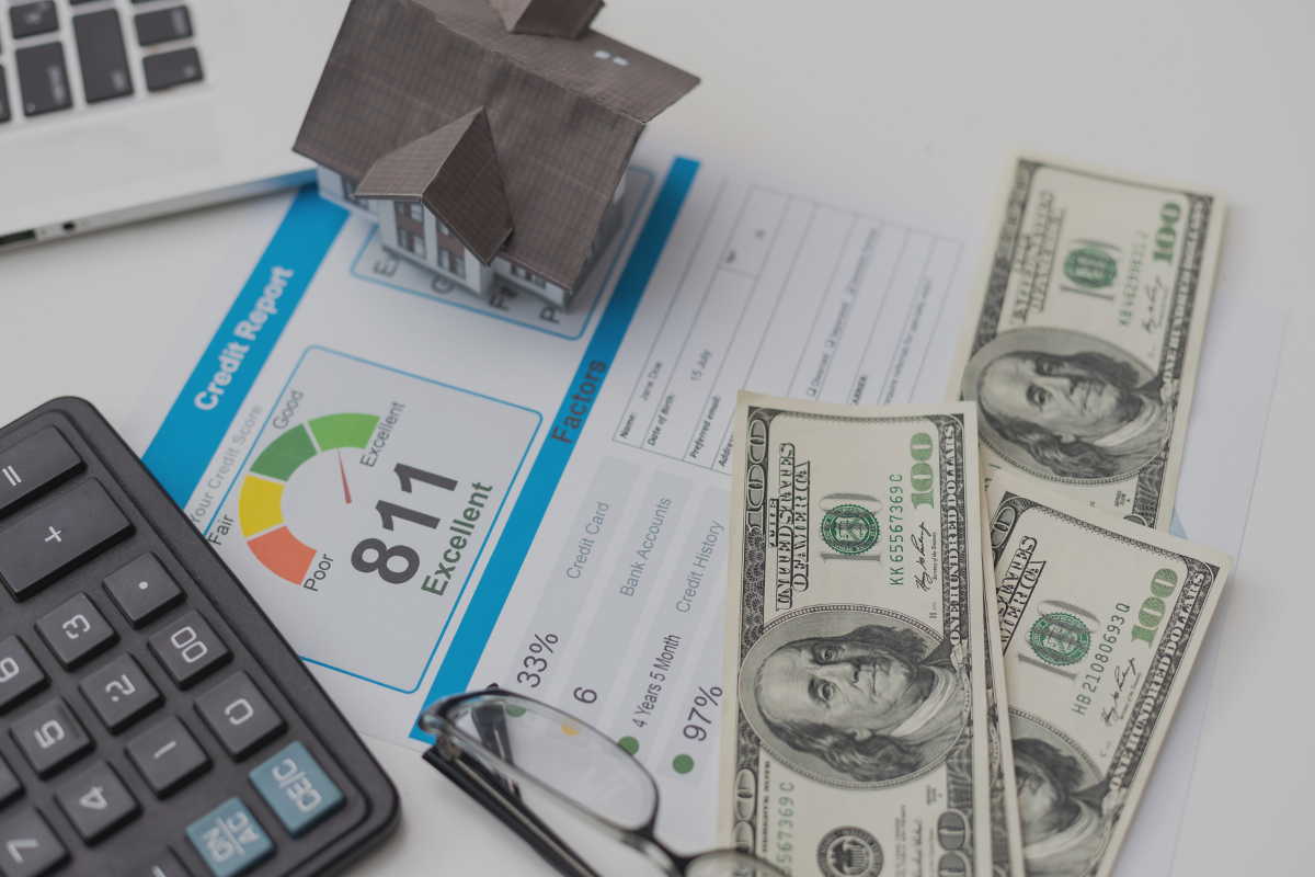 Visual representation of understanding credit utilization ratio and how it impacts credit scores"